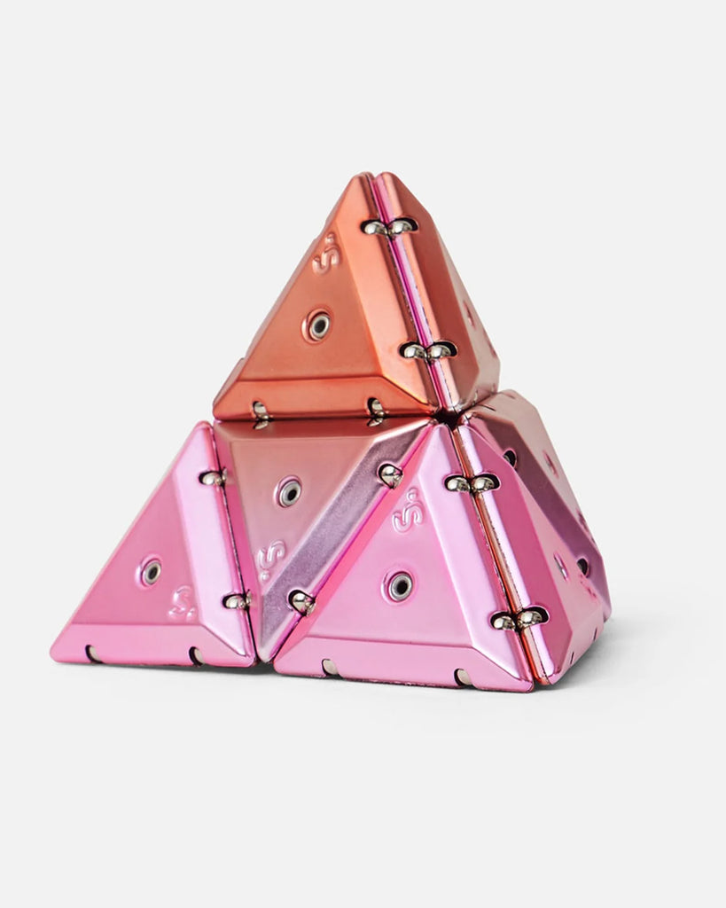 Chrome Pyramid Geode