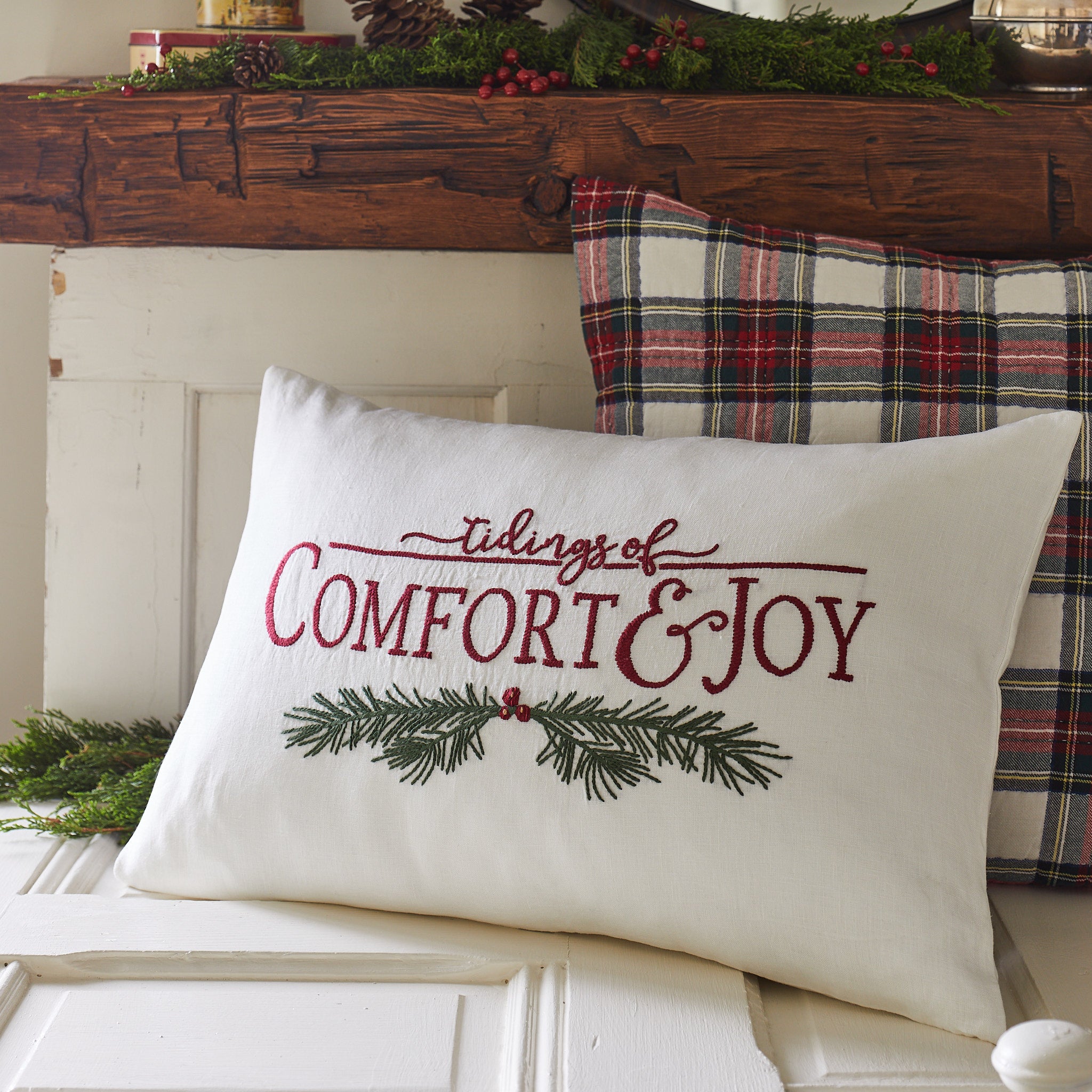 Comfort & Joy – Linen Lumbar Pillow