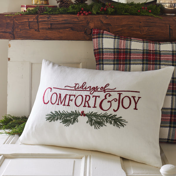 Comfort & Joy – Linen Lumbar Pillow