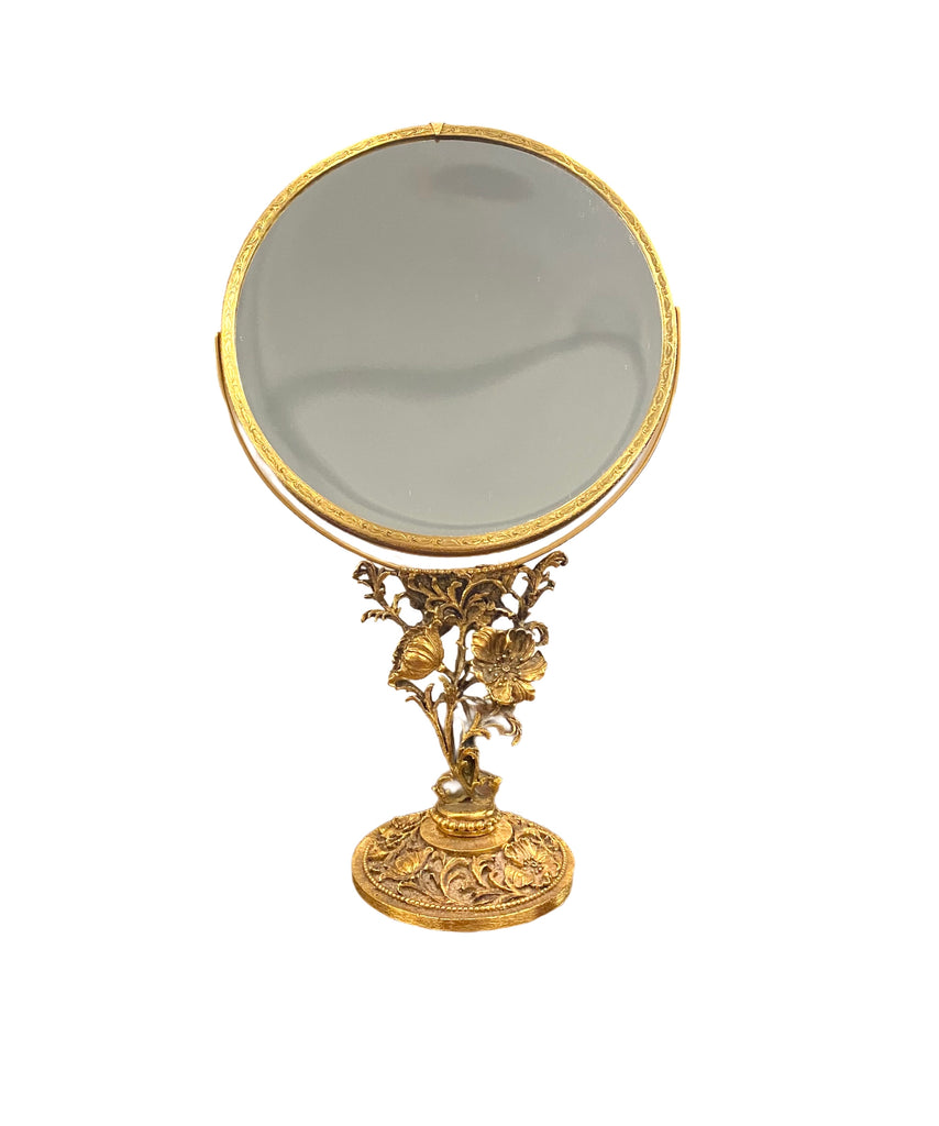 Matson Floral Pedestal Mirror