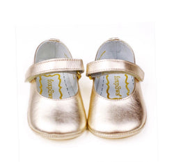 Foxpaws Gold Baby Shoes