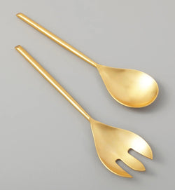 Matte Gold Serving Set