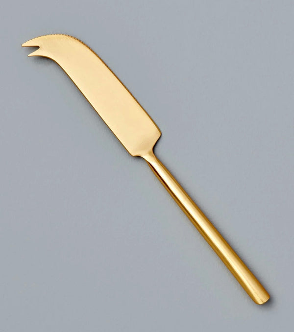 Matte Gold Cheese Knife