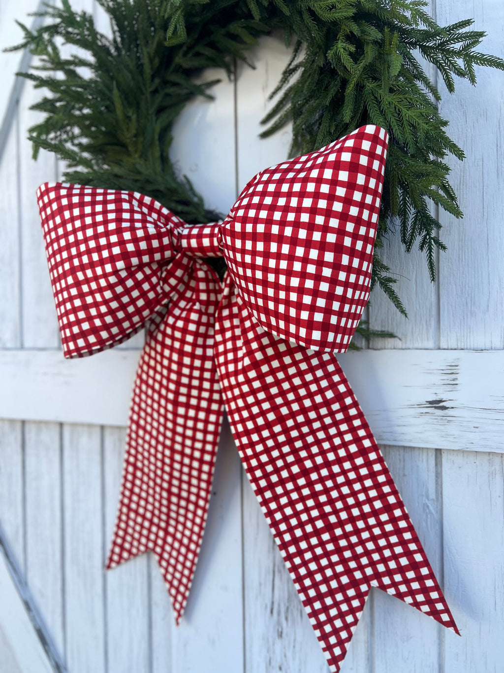 Red Buffalo Check Bow