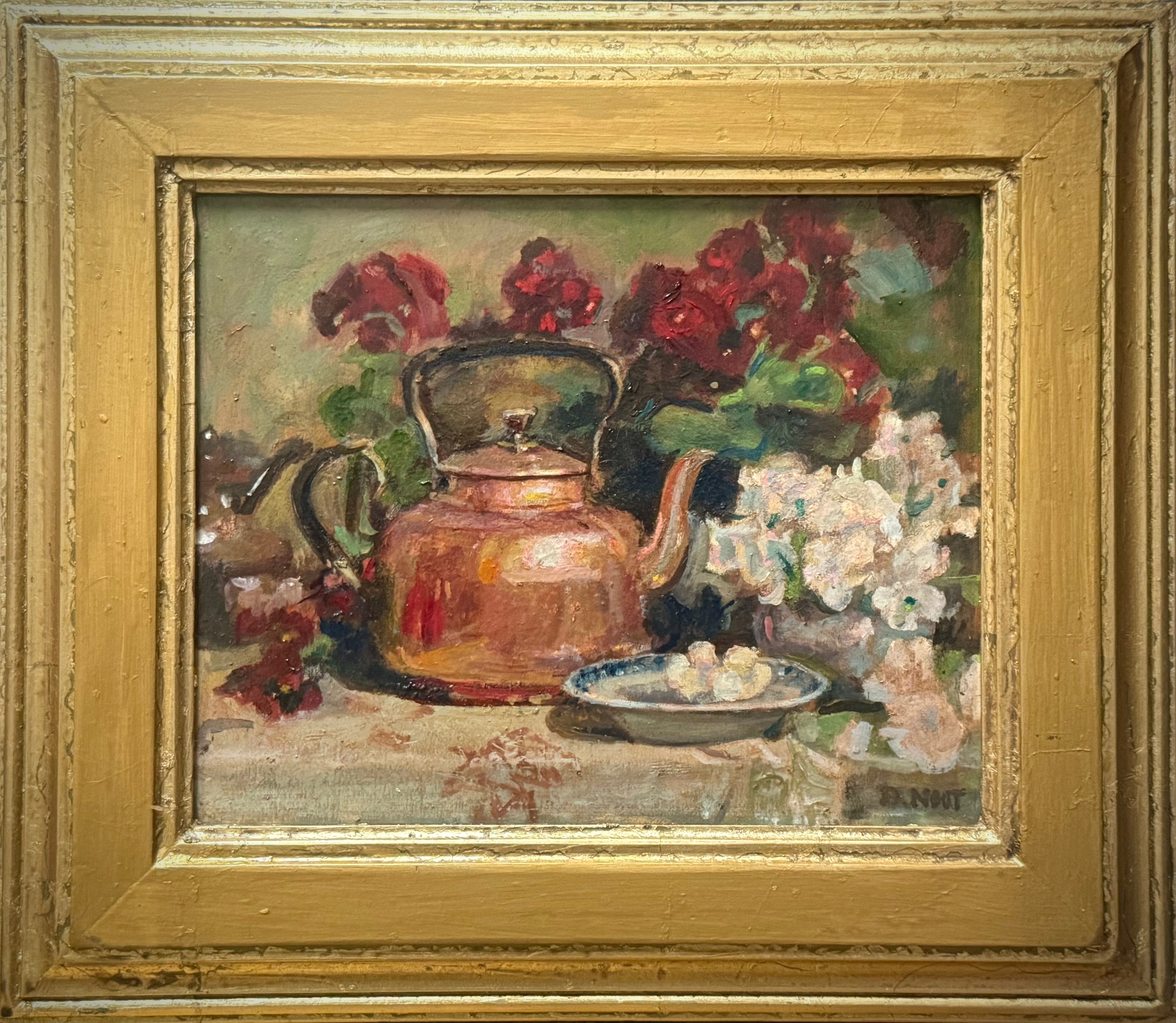 Flowers Encircle Kettle