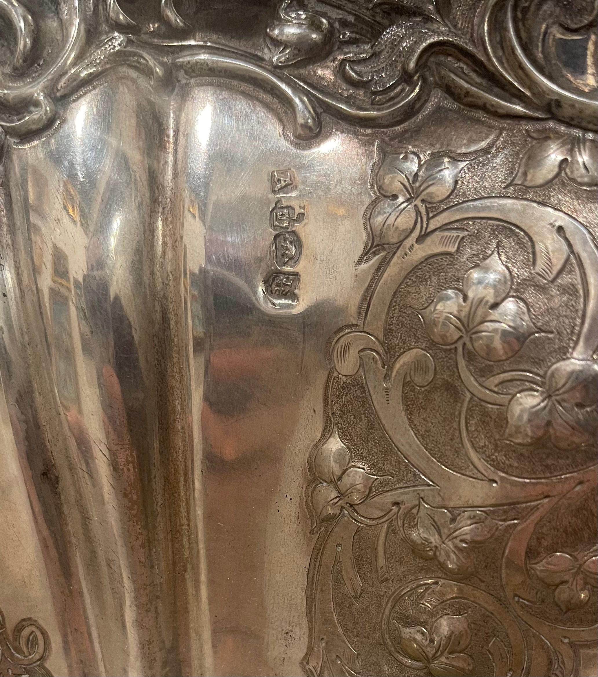 Vintage Sterling Silver Basket