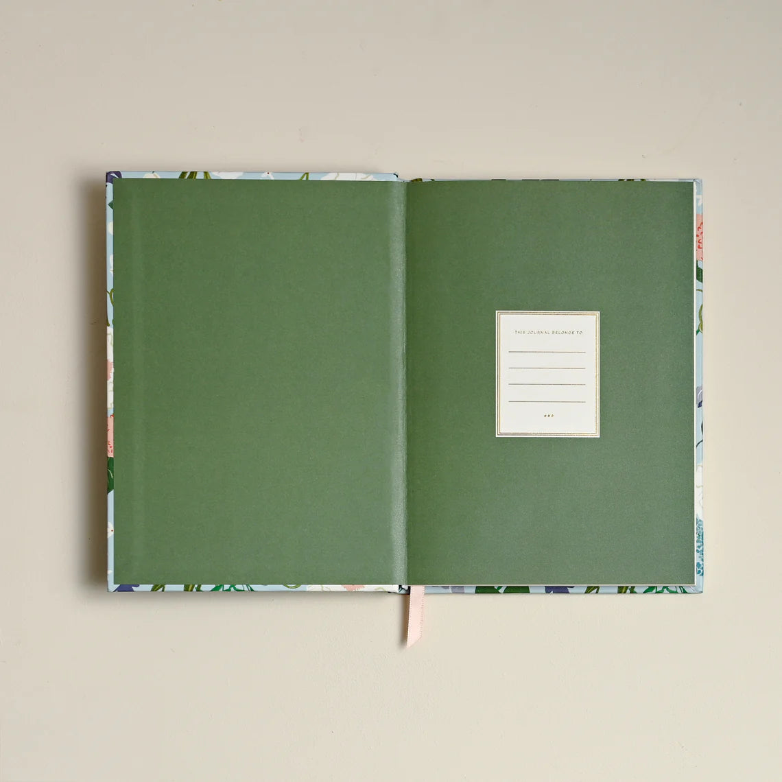 Blue Primavera Hardcover Journal