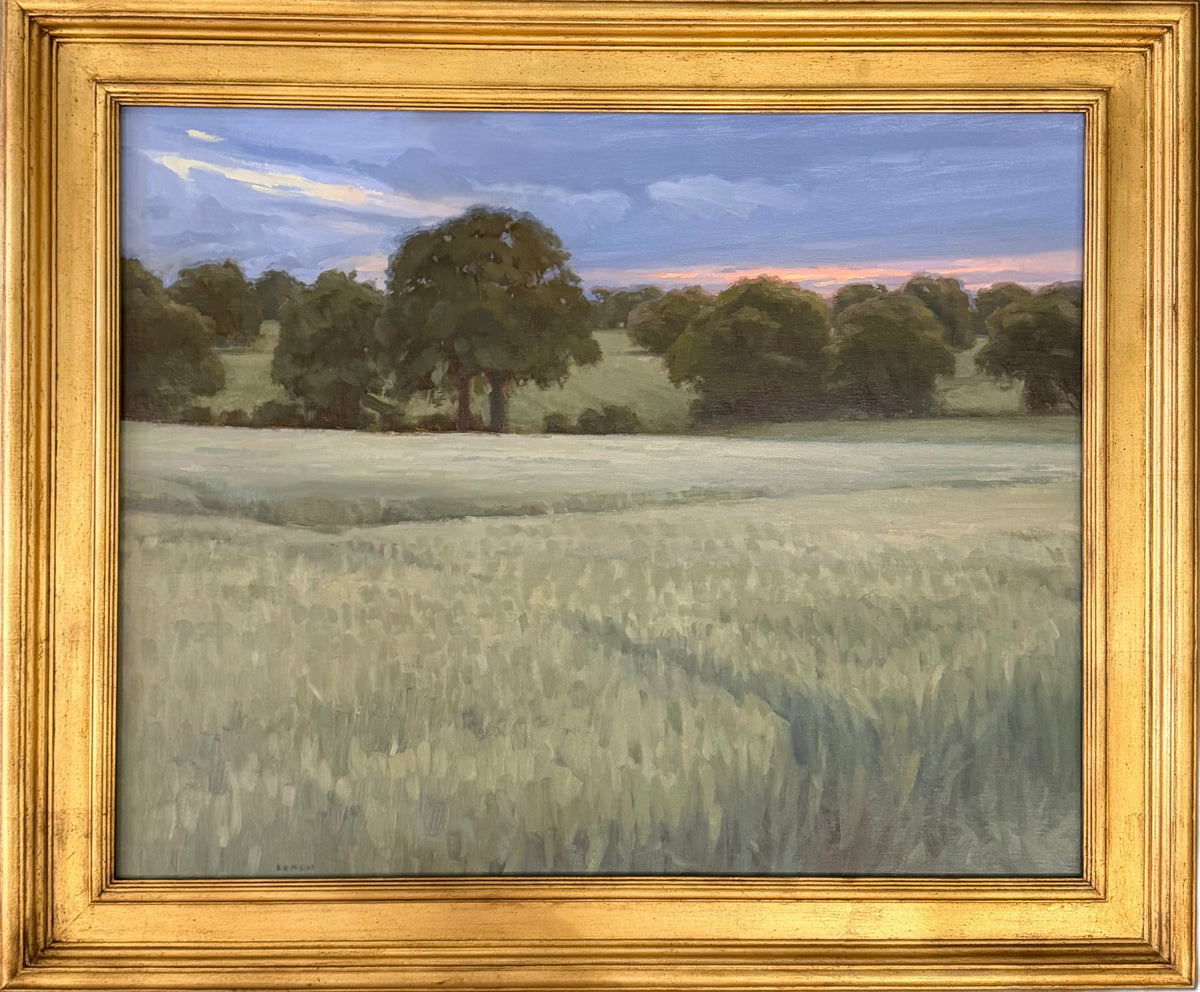 French Wheat Field at Sunset