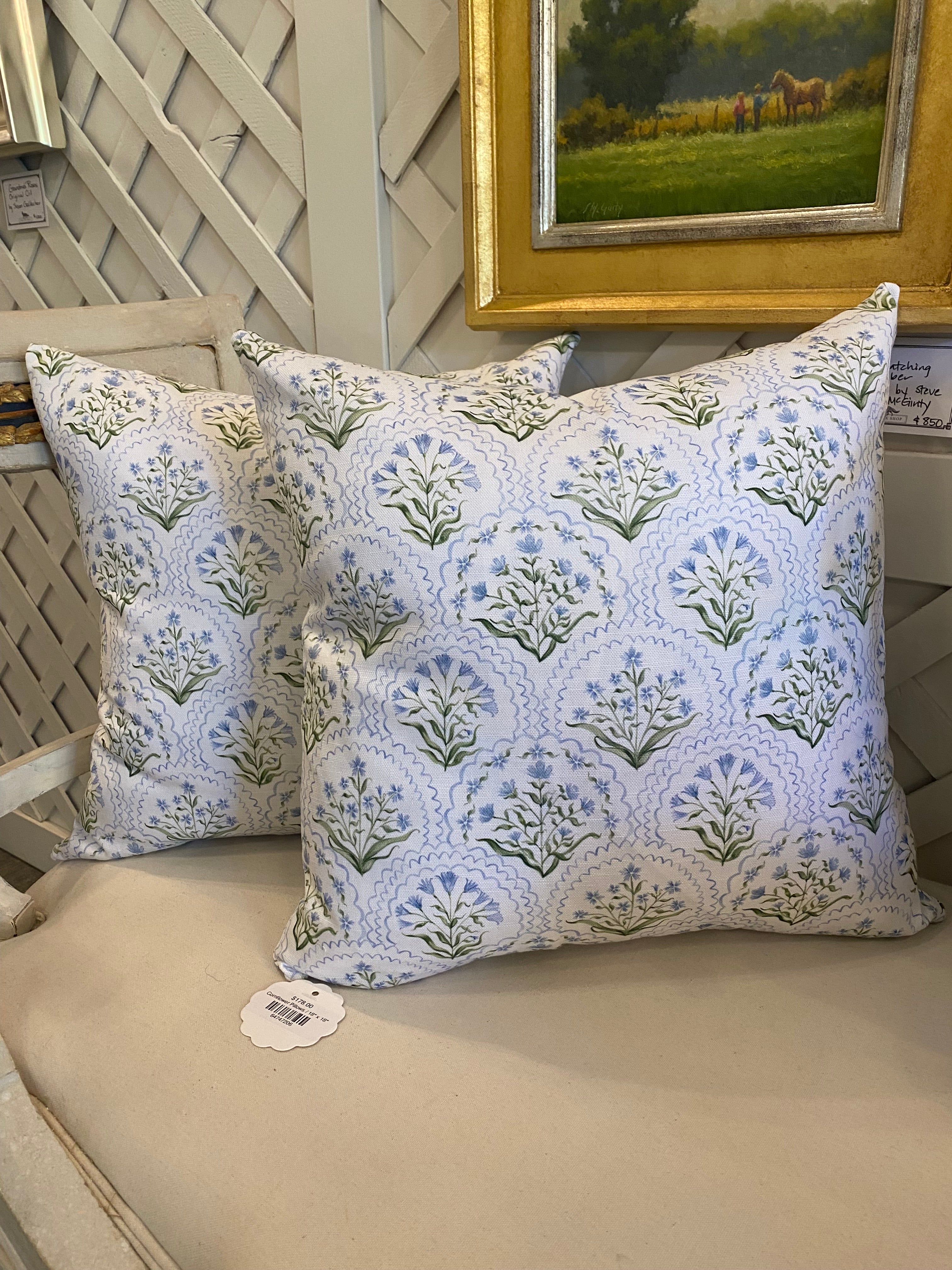 Cornflower Pillows
