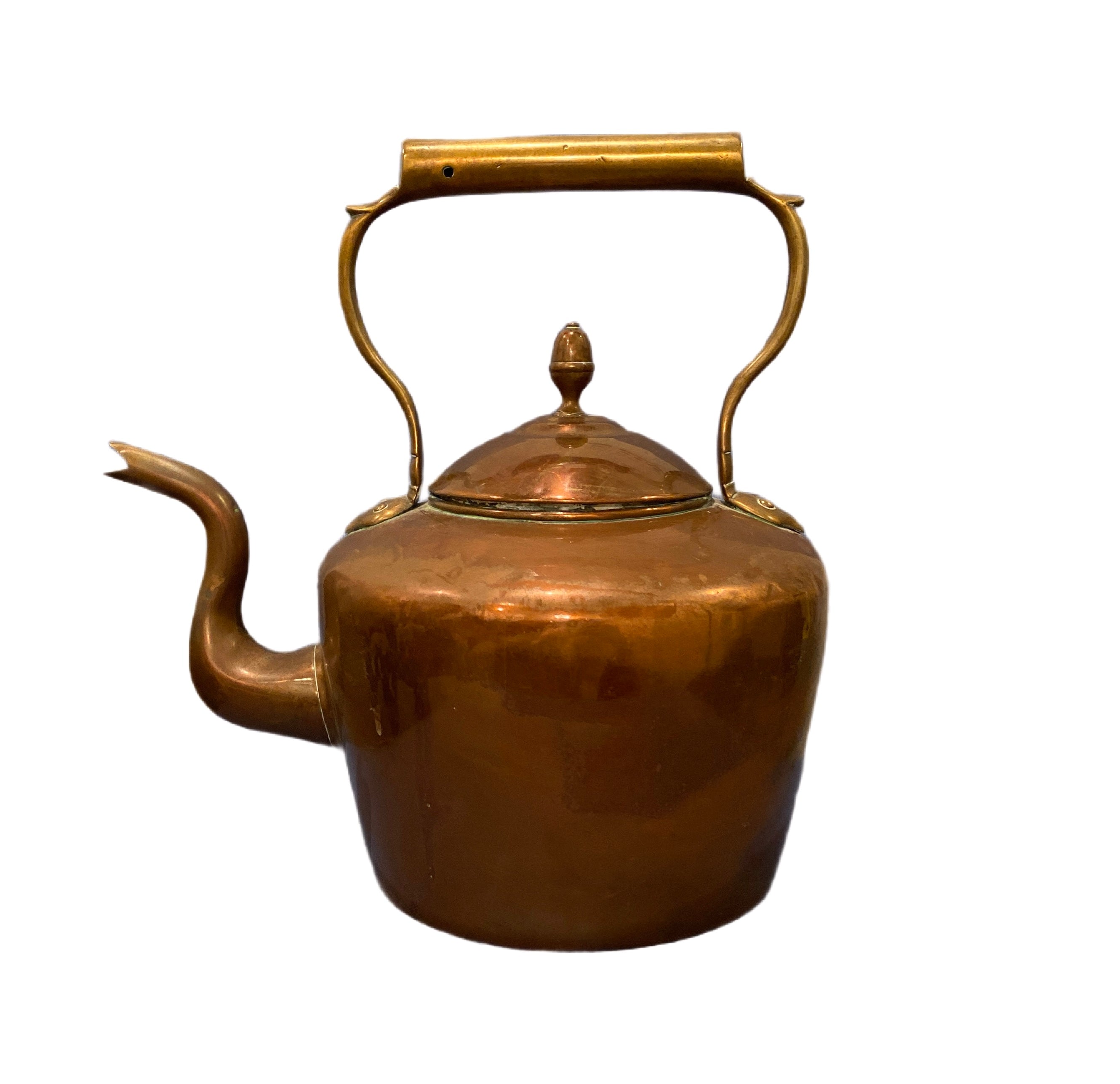 19th Century Copper Tea Kettle