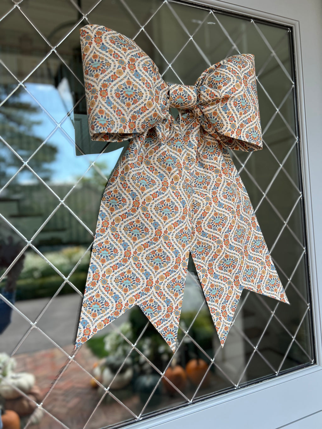 Autumn Floral Bow