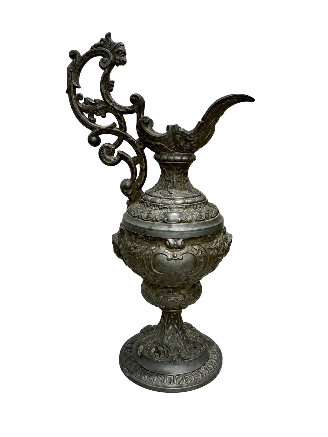 Ornate Spelter Ewer
