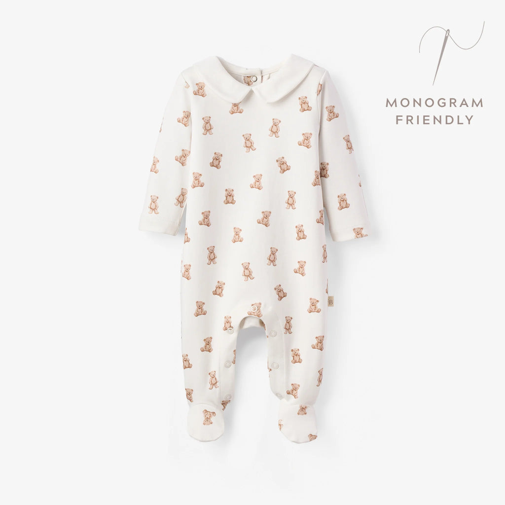 Teddy Bear Double Layered Collar Jumpsuit