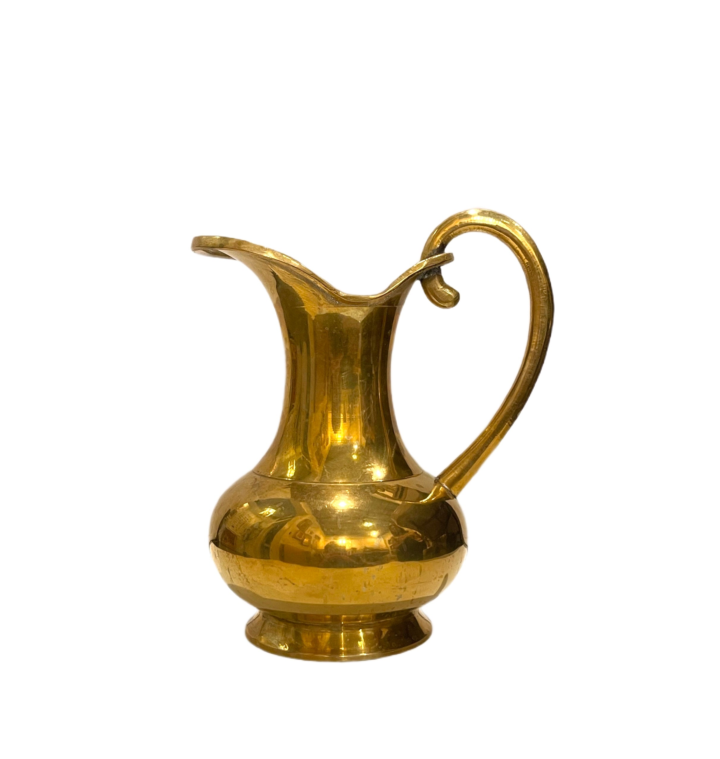 Elegant Brass Pitcher