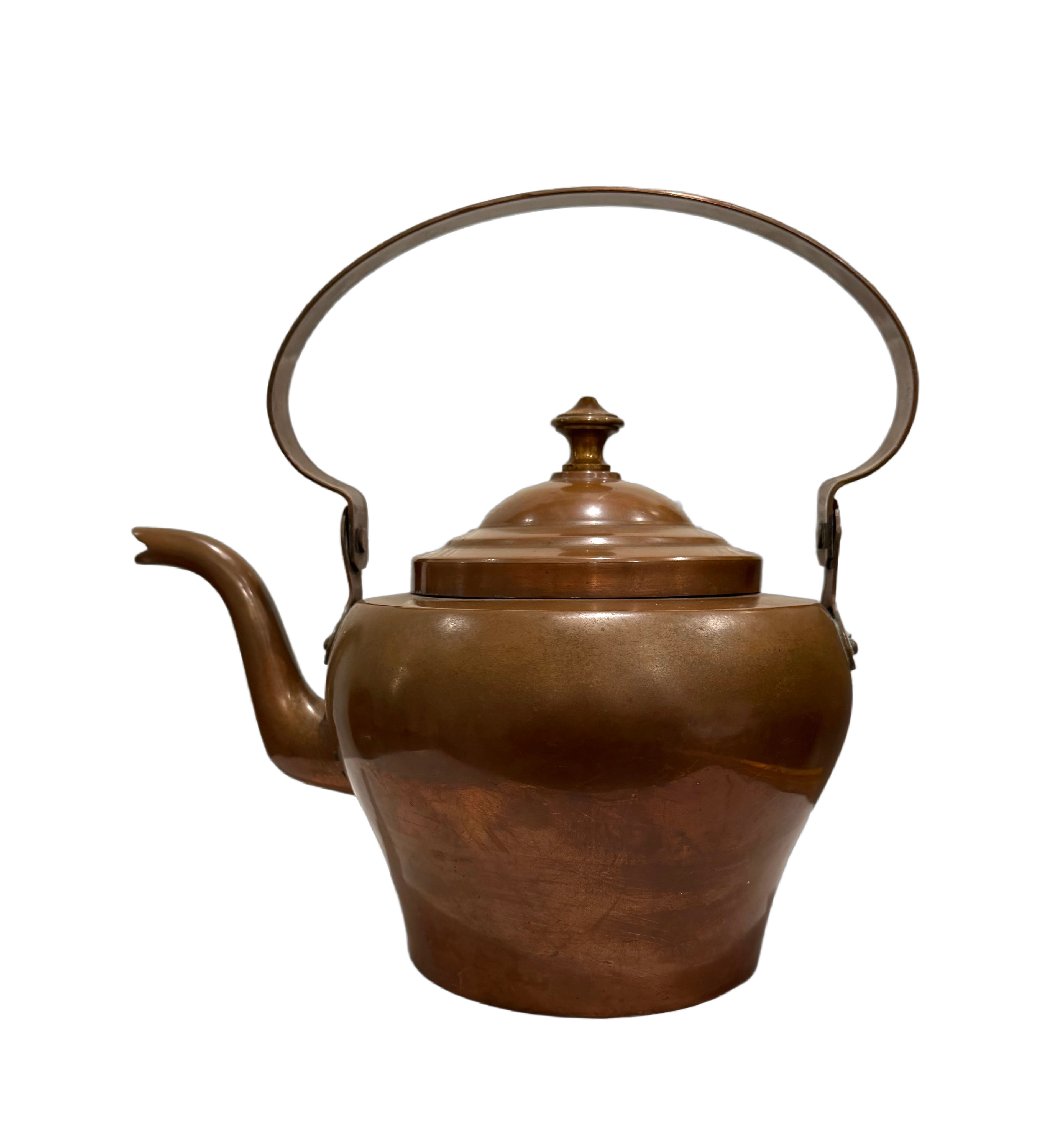 Vintage Copper Tea Kettle