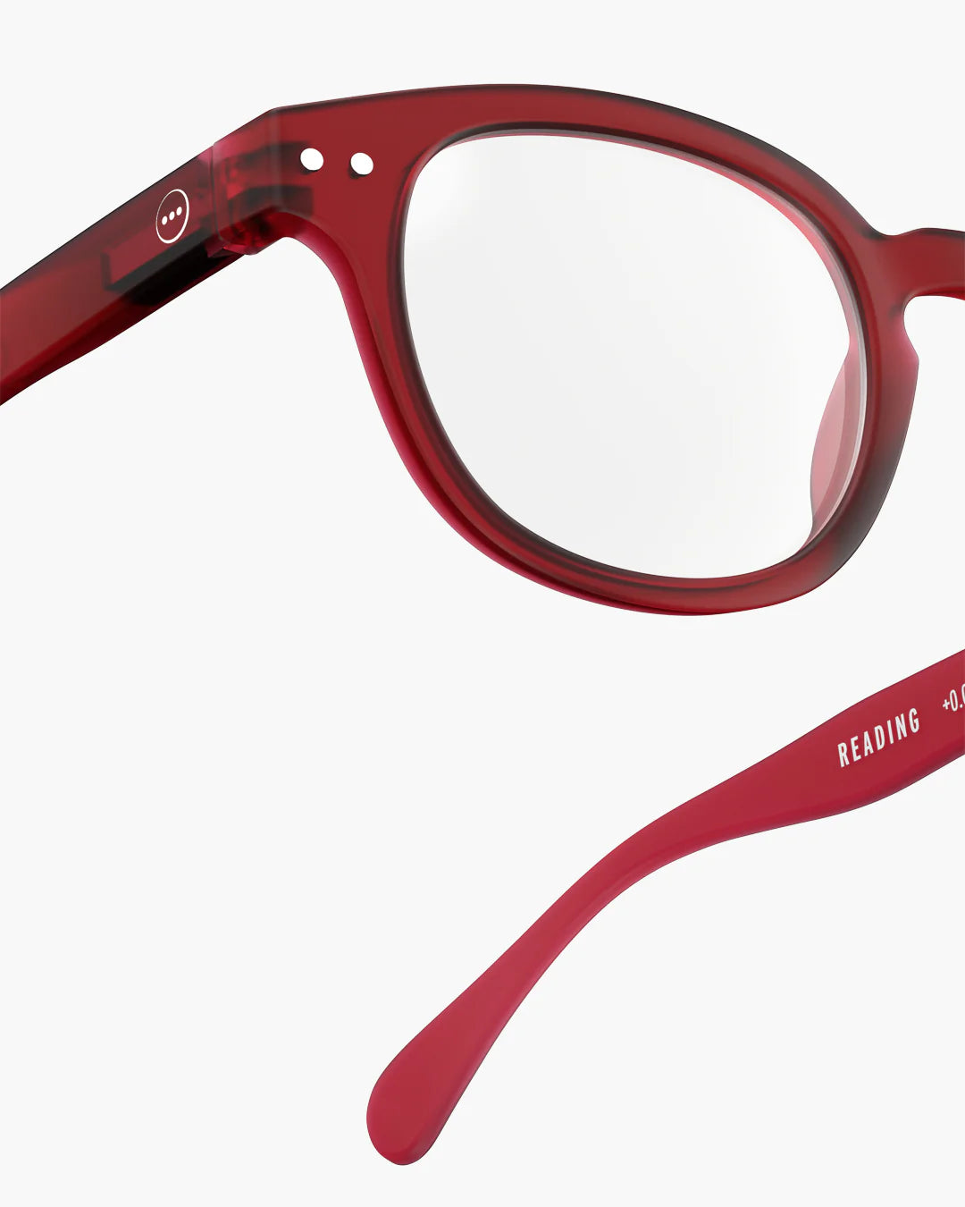 #C Cherry Red Reading Glasses