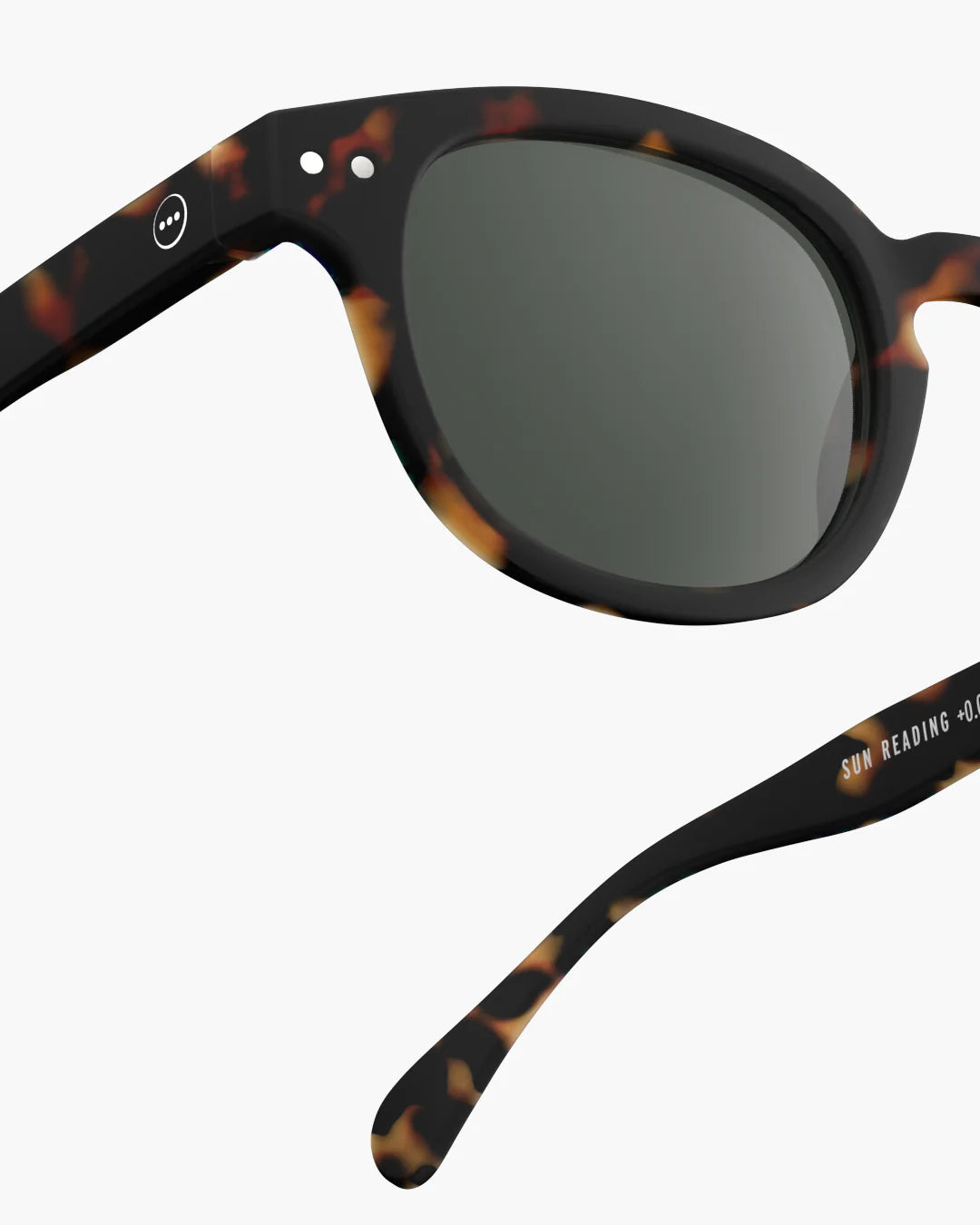 #C Tortoise Reading Sun Glasses