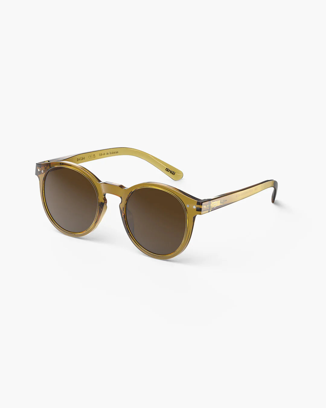 #M Golden Green Sunglasses