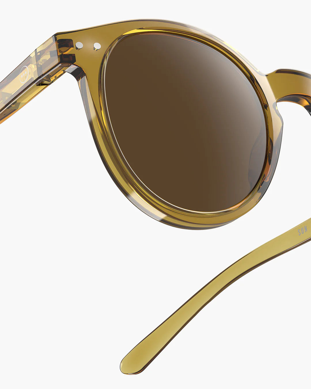 #M Golden Green Sunglasses