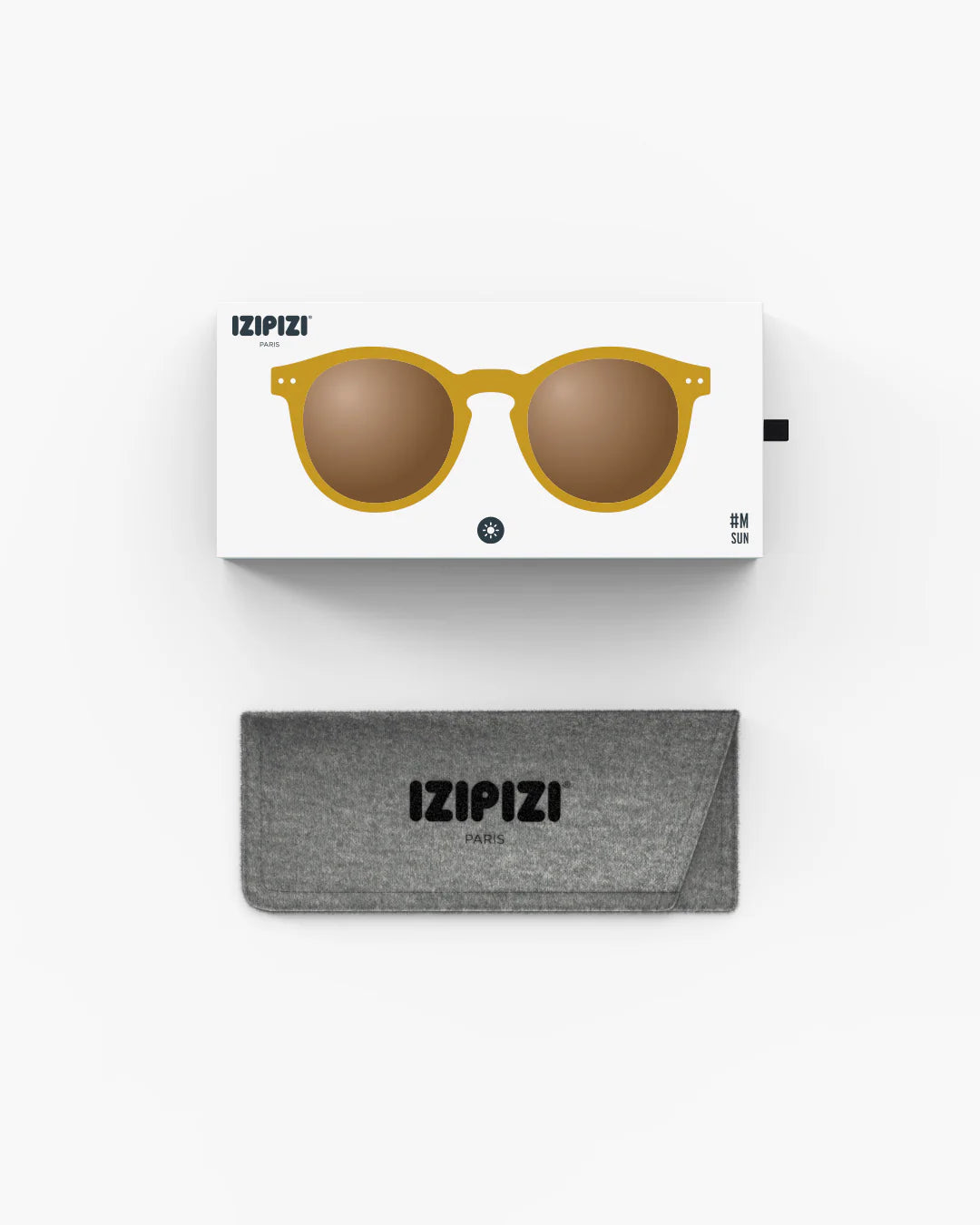 #M Golden Green Sunglasses