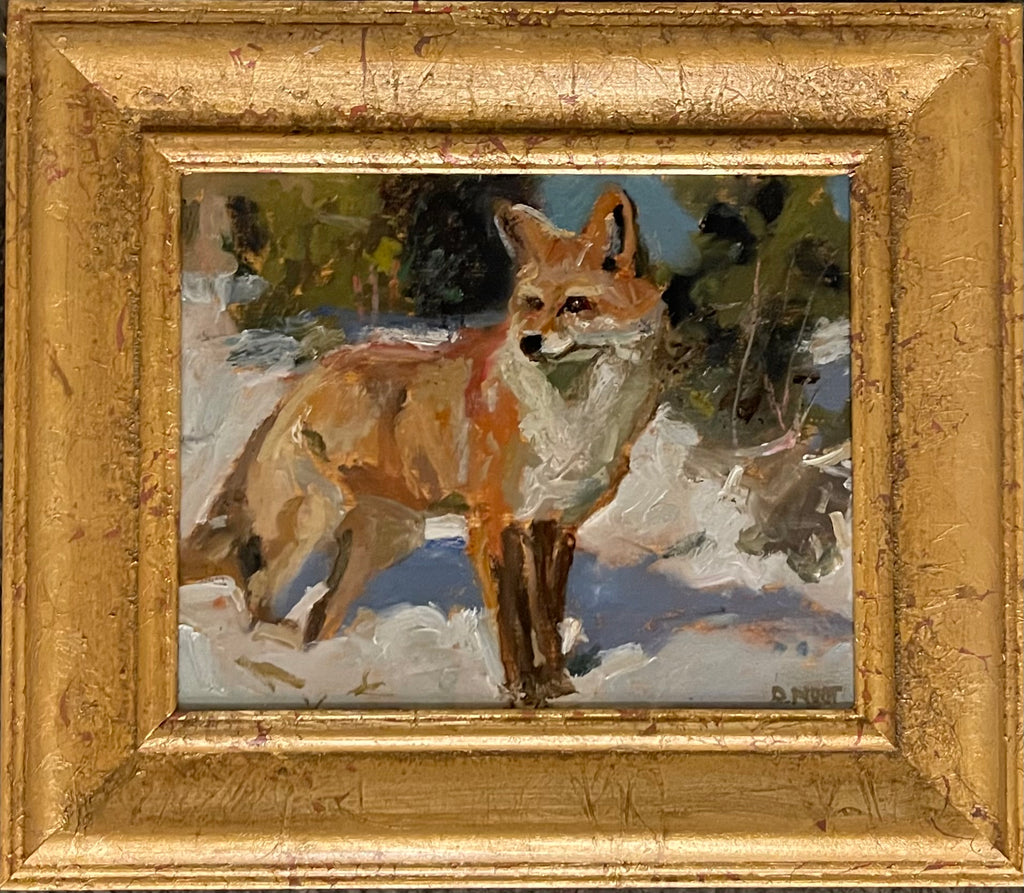 Fox Standing in the Snow