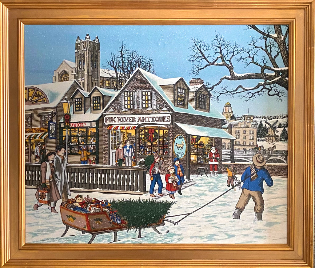 Home for Christmas Folk Art