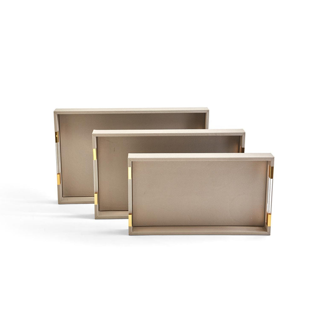 Taupe Rectangle Tray