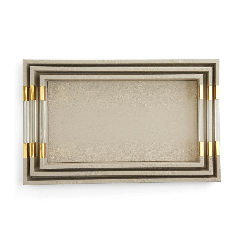 Taupe Rectangle Tray