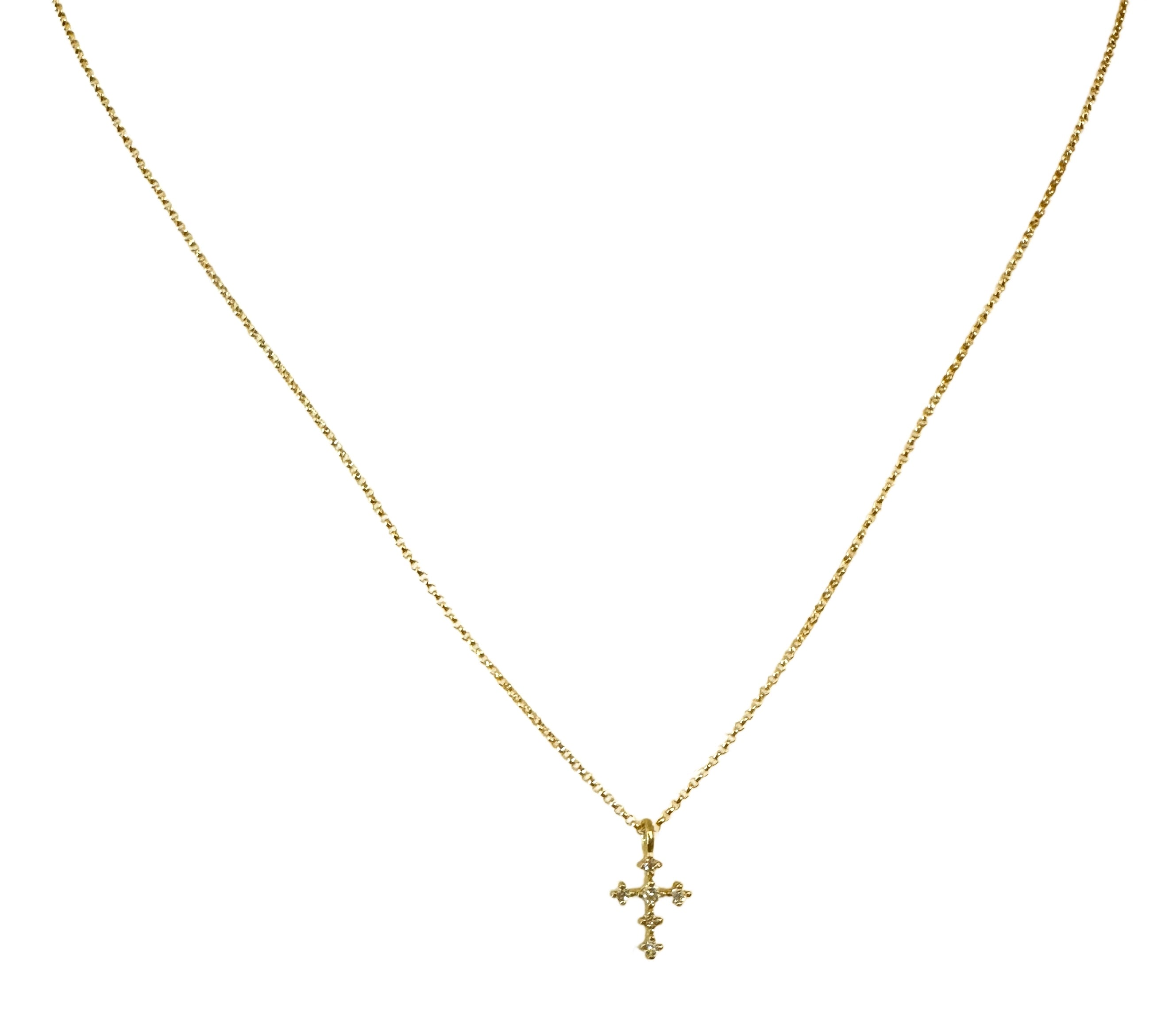 Tiny Cross Necklace