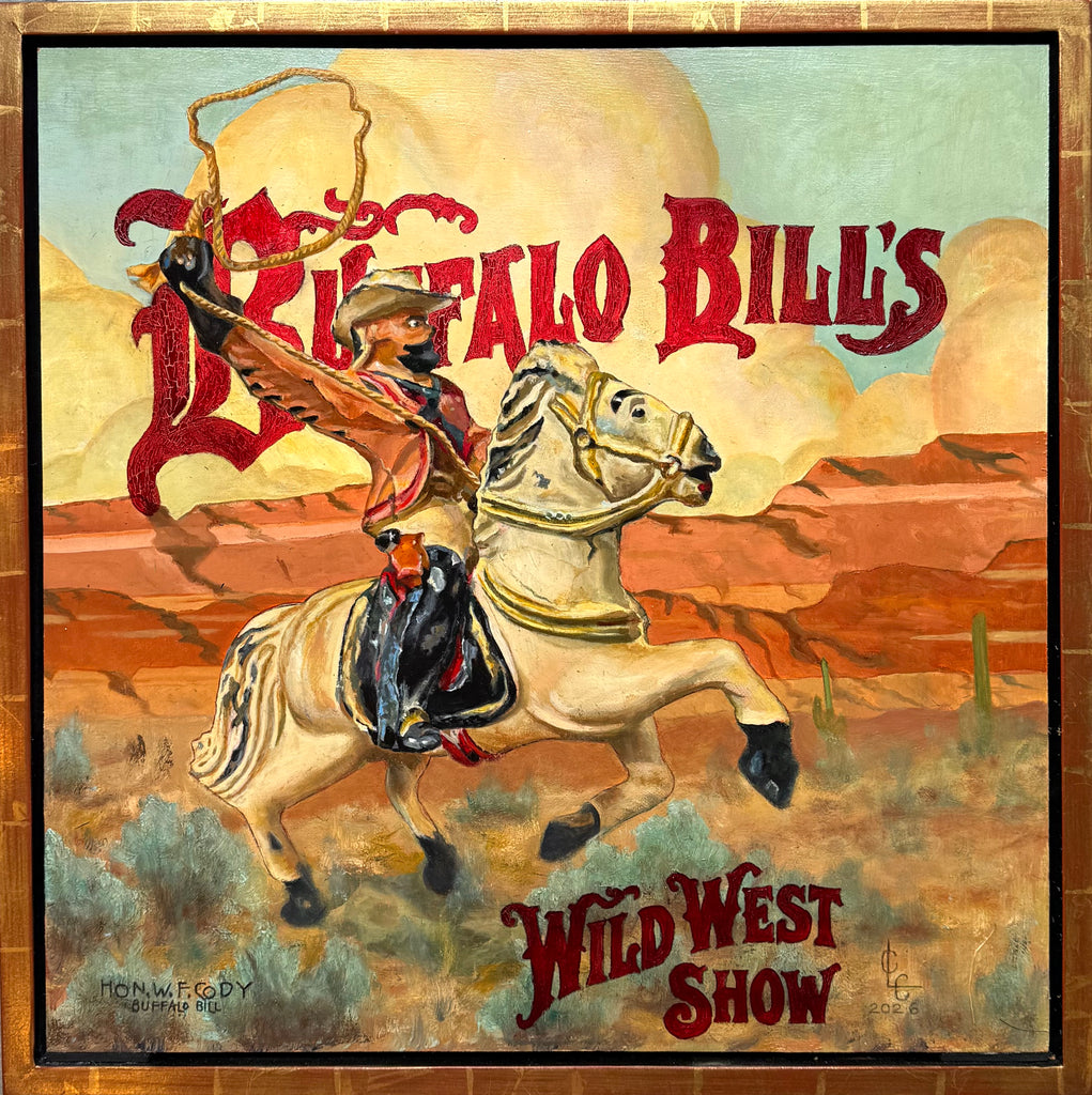 Buffalo Bill Slinging the Rope