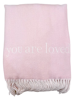 Pezzo Throw Blanket- "you are loved"