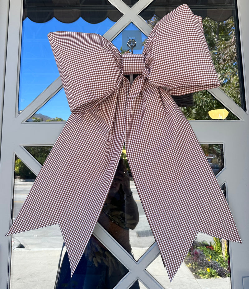 Brown Large Door Bow (Halloween Drop)