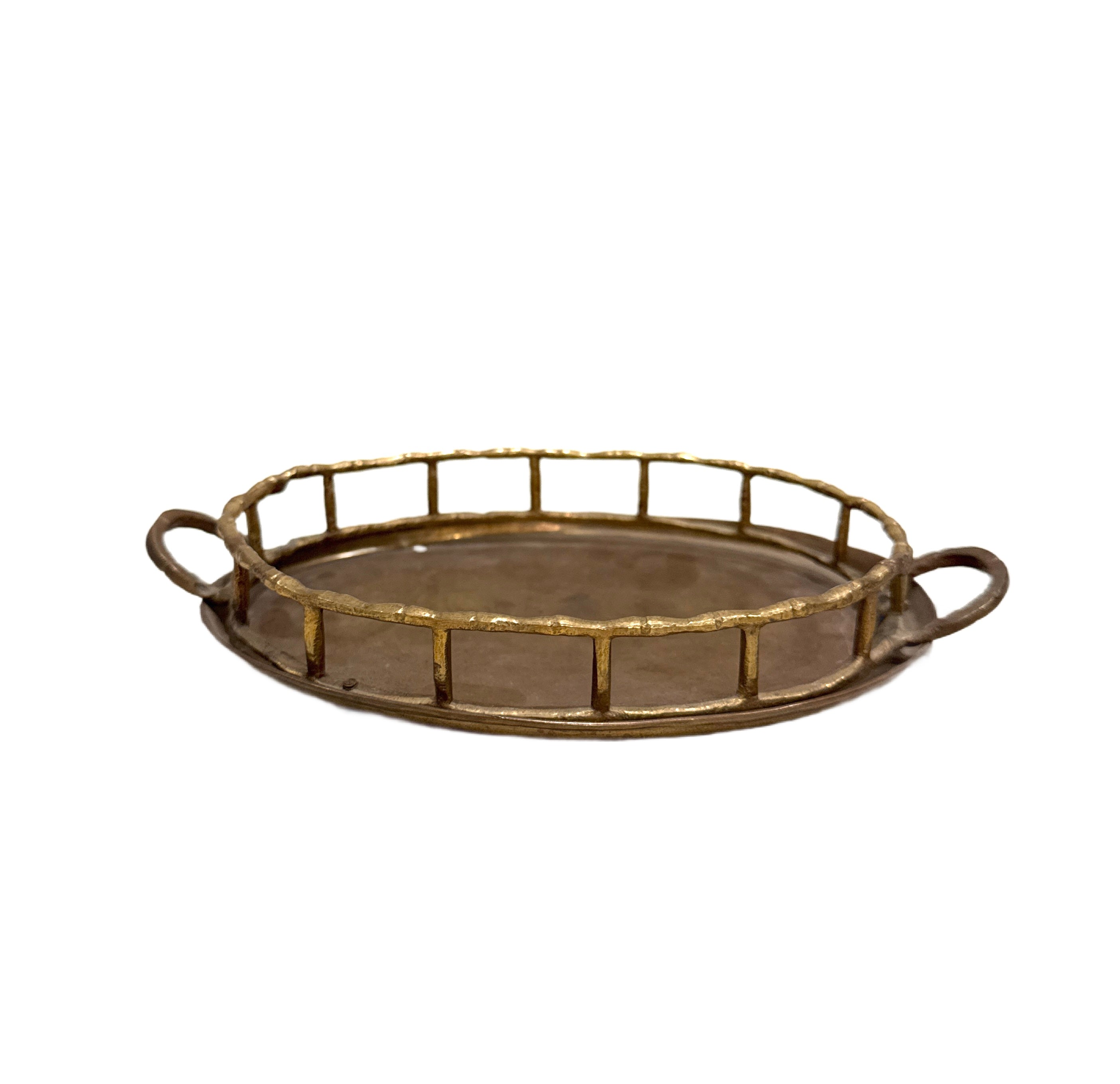 Small Oval Bamboo Tray