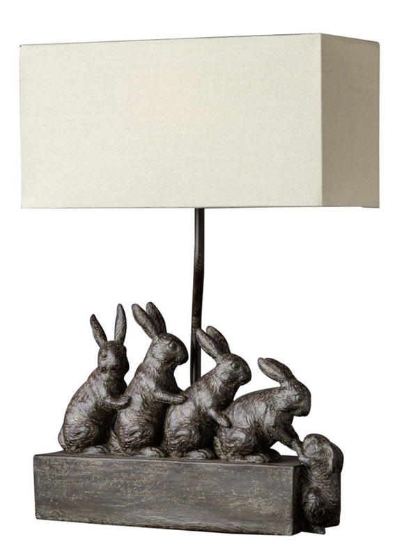 Small Rabbits Table Lamp