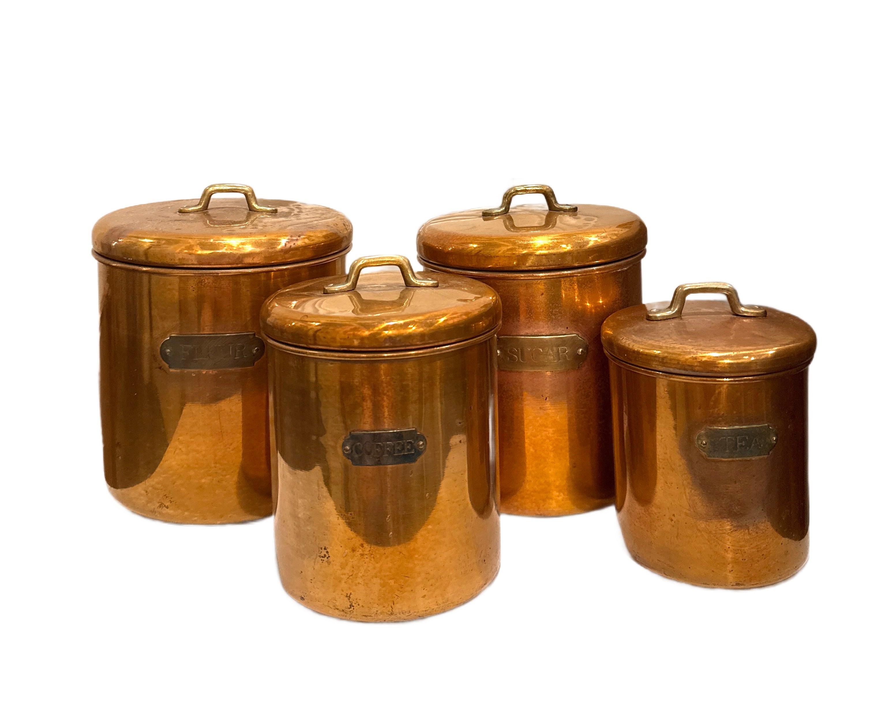 Copper Canister Set
