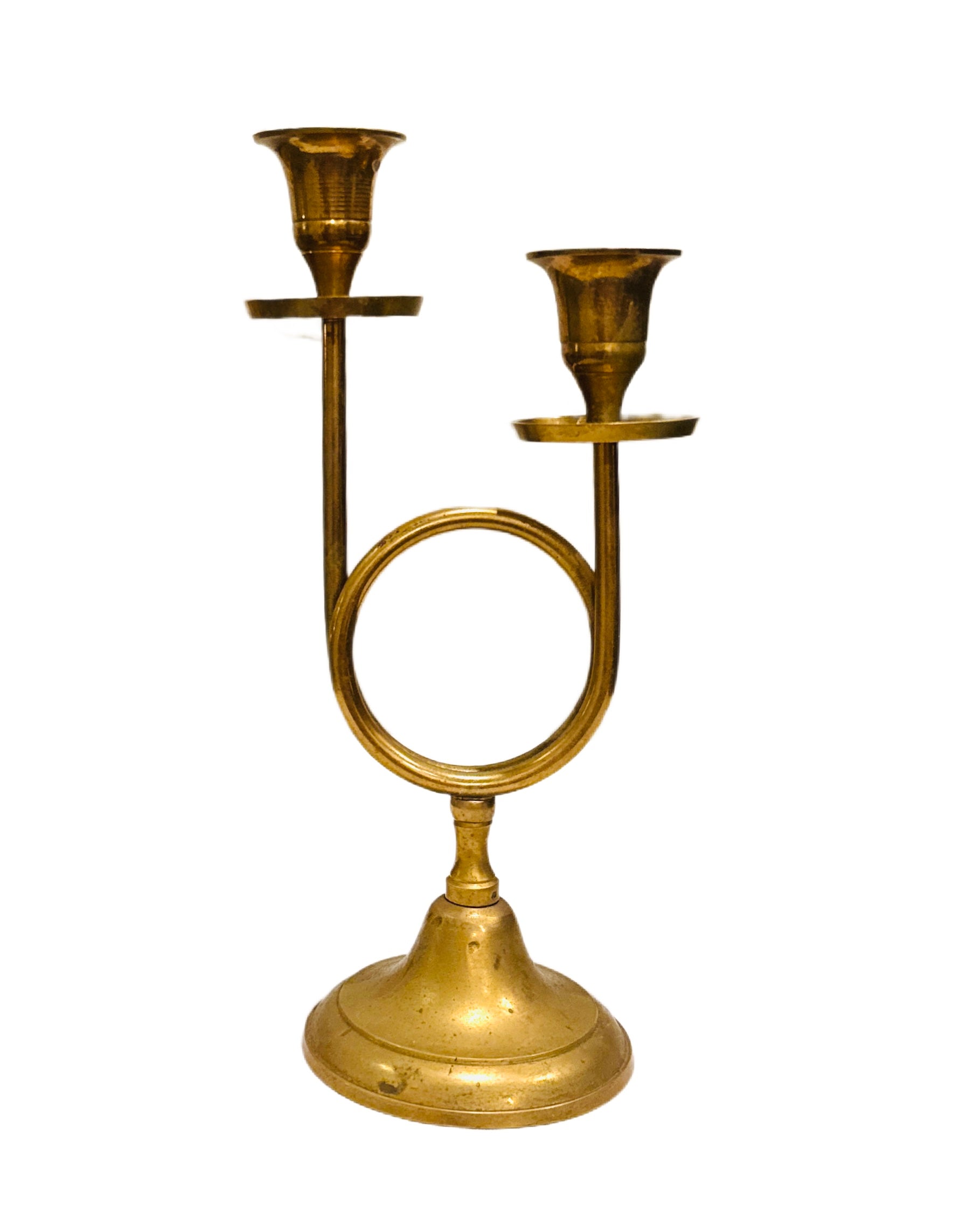 Brass Double Candelstick