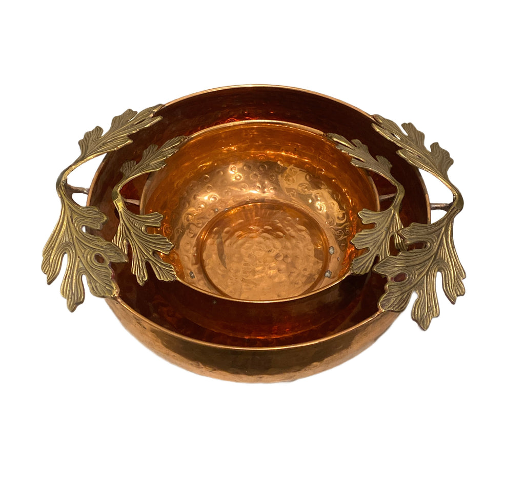 Copper Leaf Bowl
