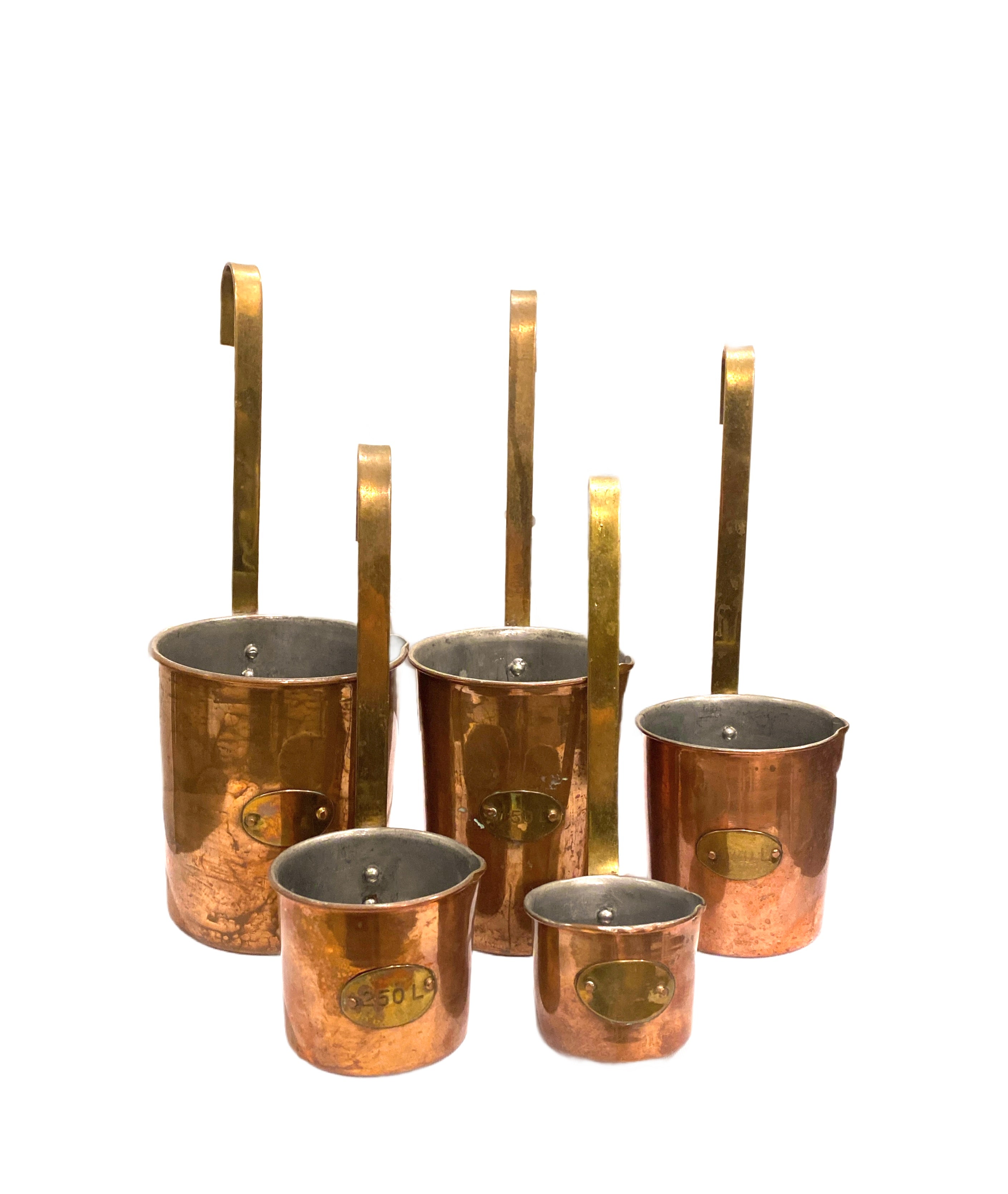 Vintage Copper Measuring Cups