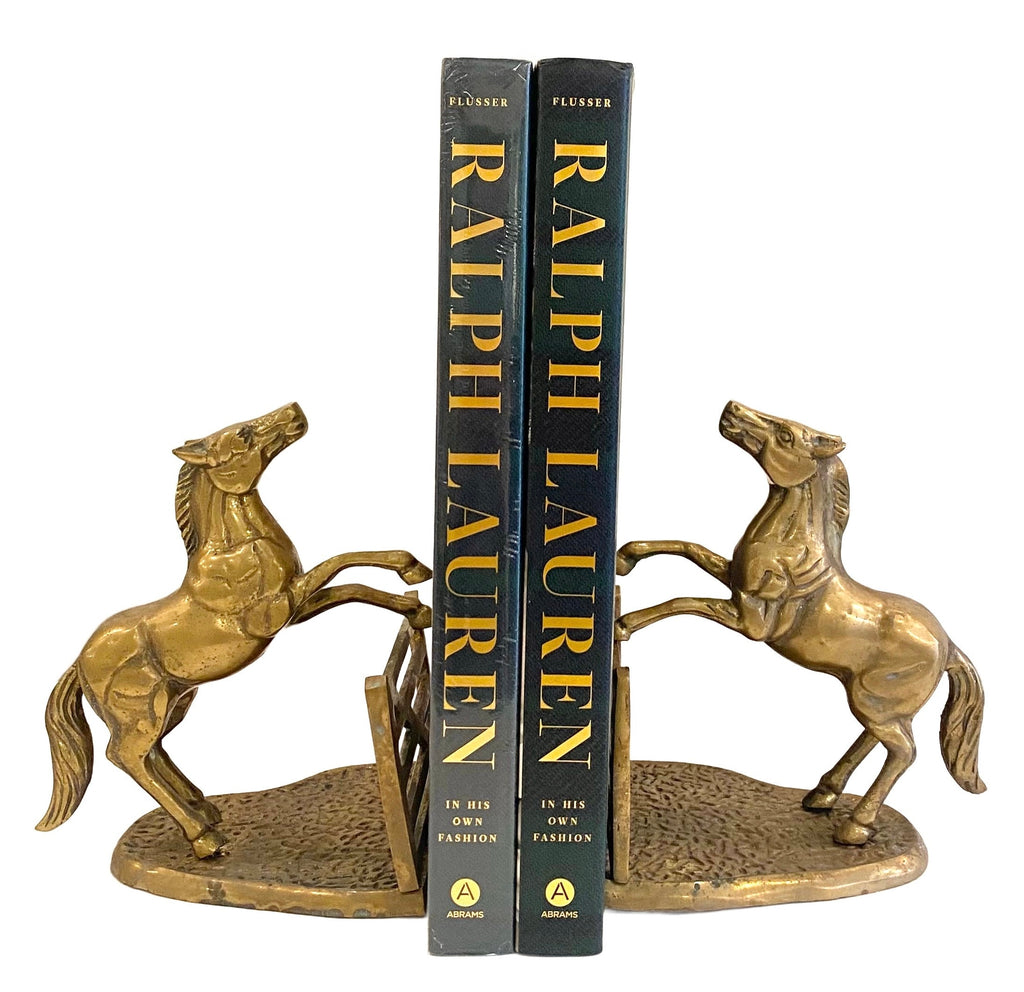 Jumping Horse Bookends