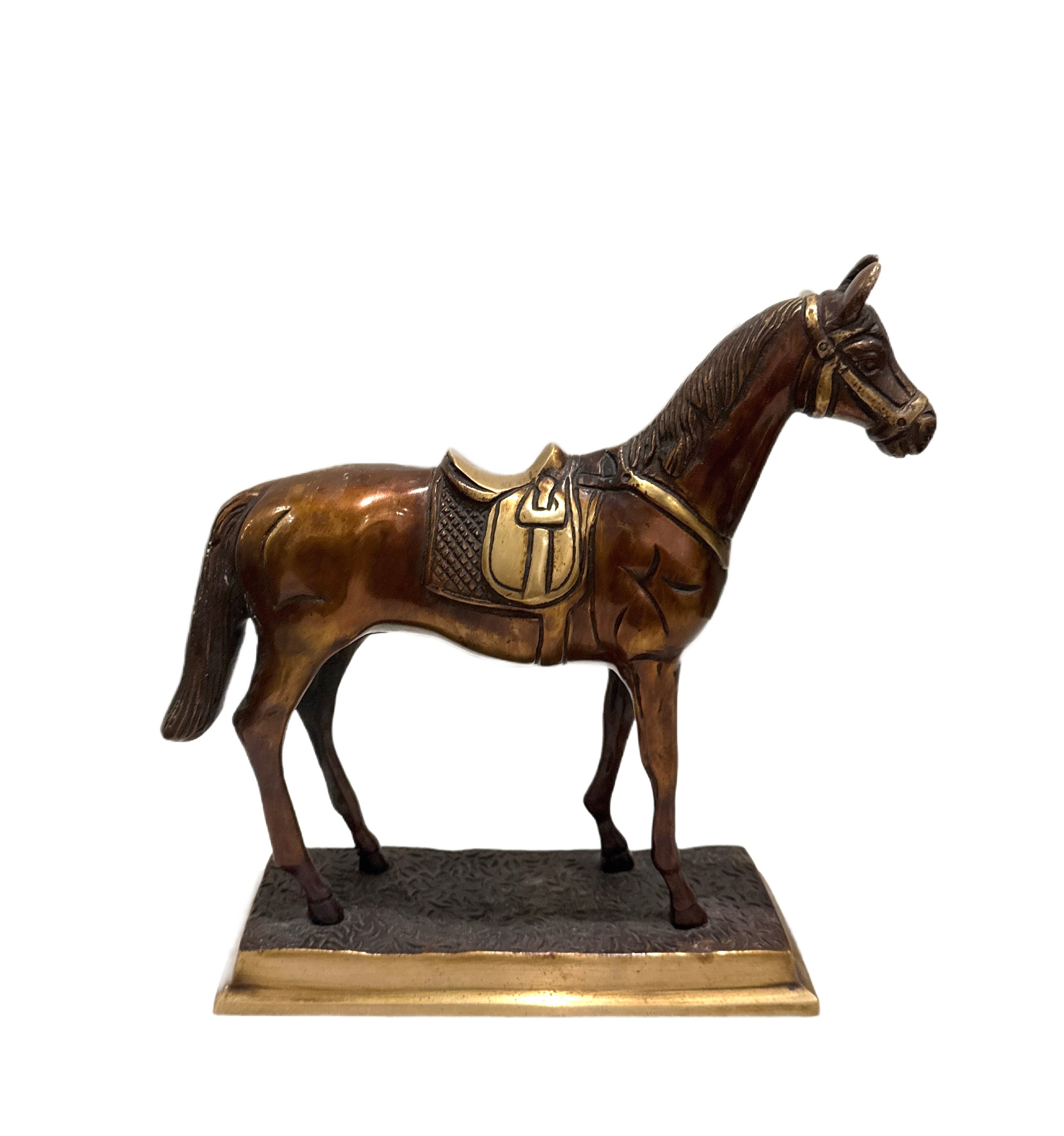 Vintage Bronze Horse Figurine