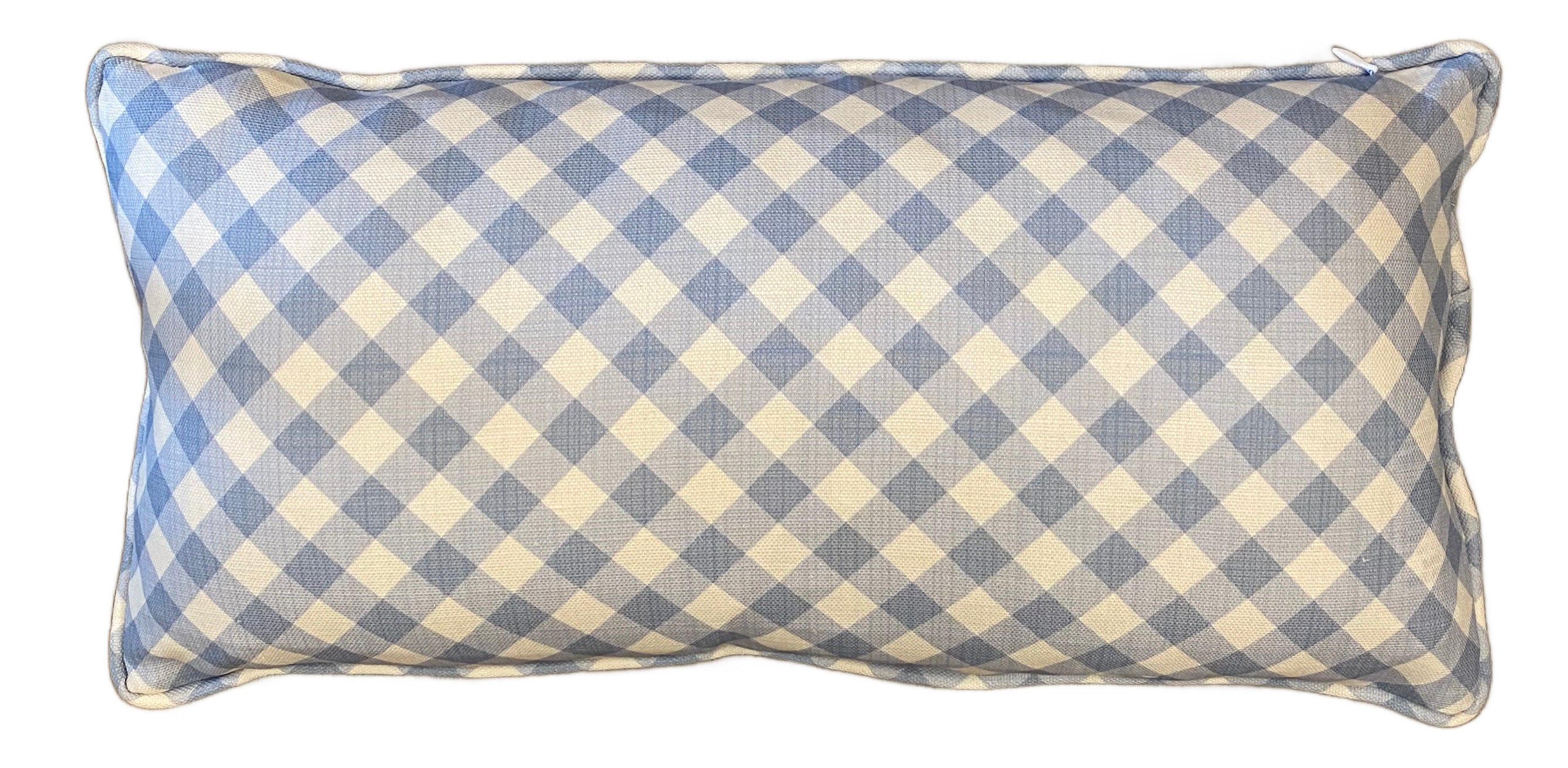 Rabbit and Gingham Pillows