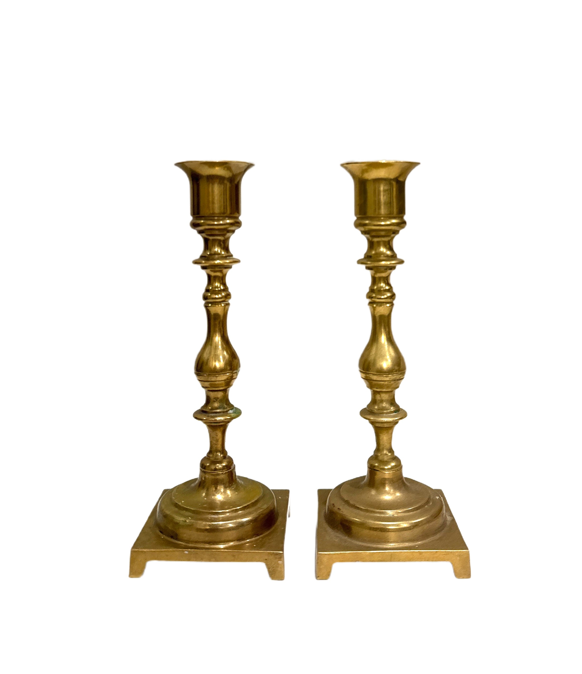 Candlesticks with Square Base