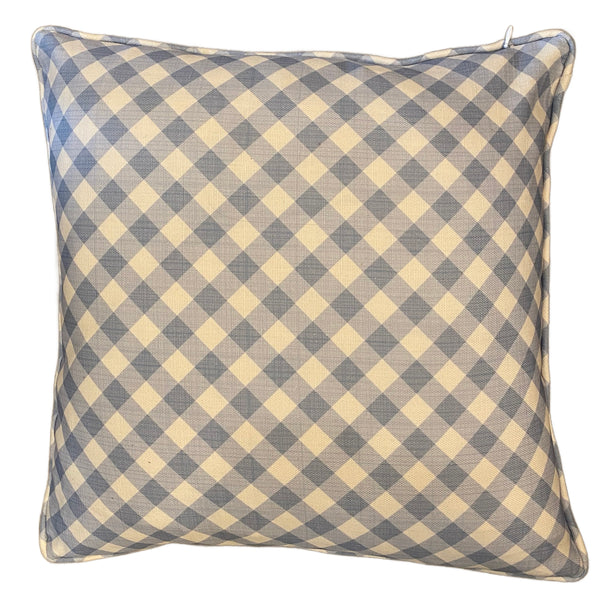 Rabbit and Gingham Pillows