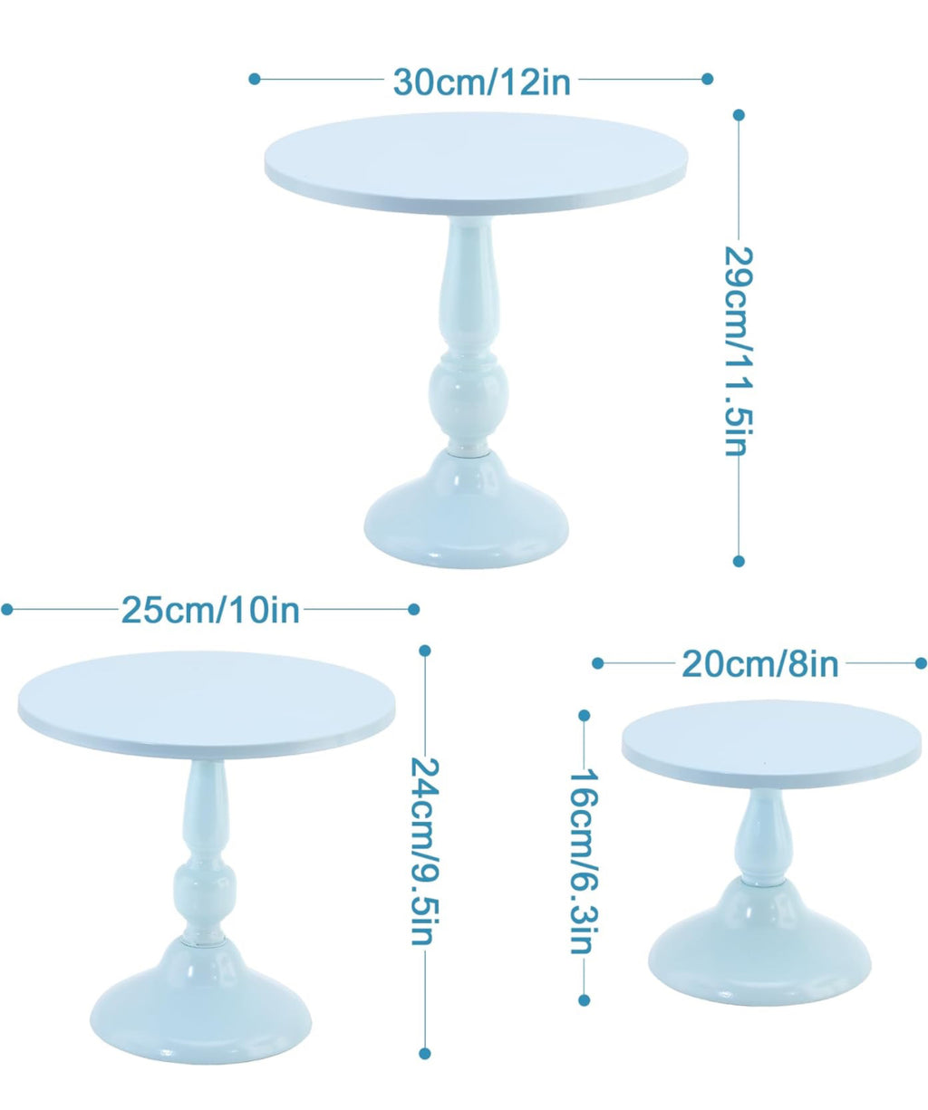 Metal Colored Cake Stands