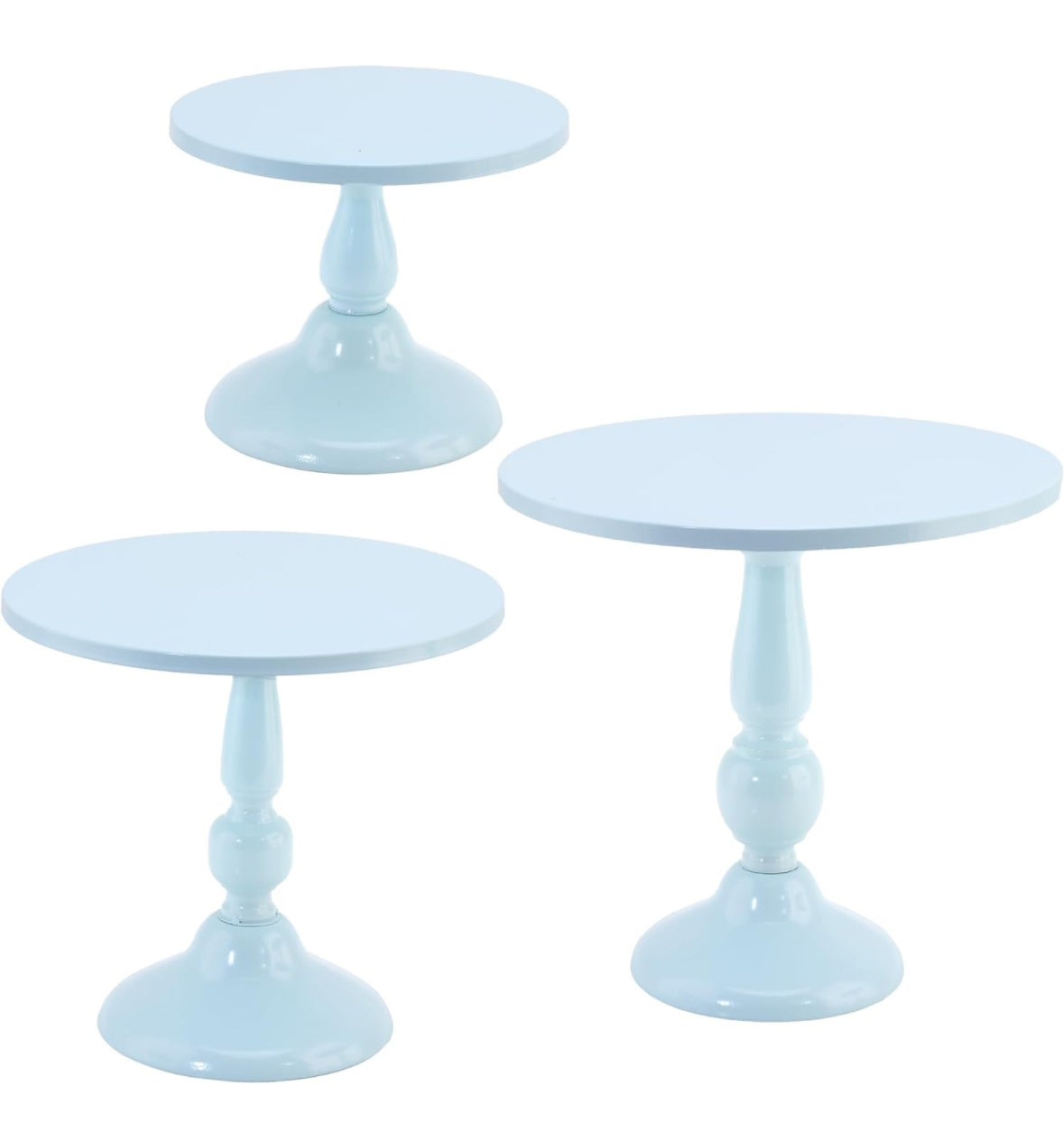 Metal Colored Cake Stands