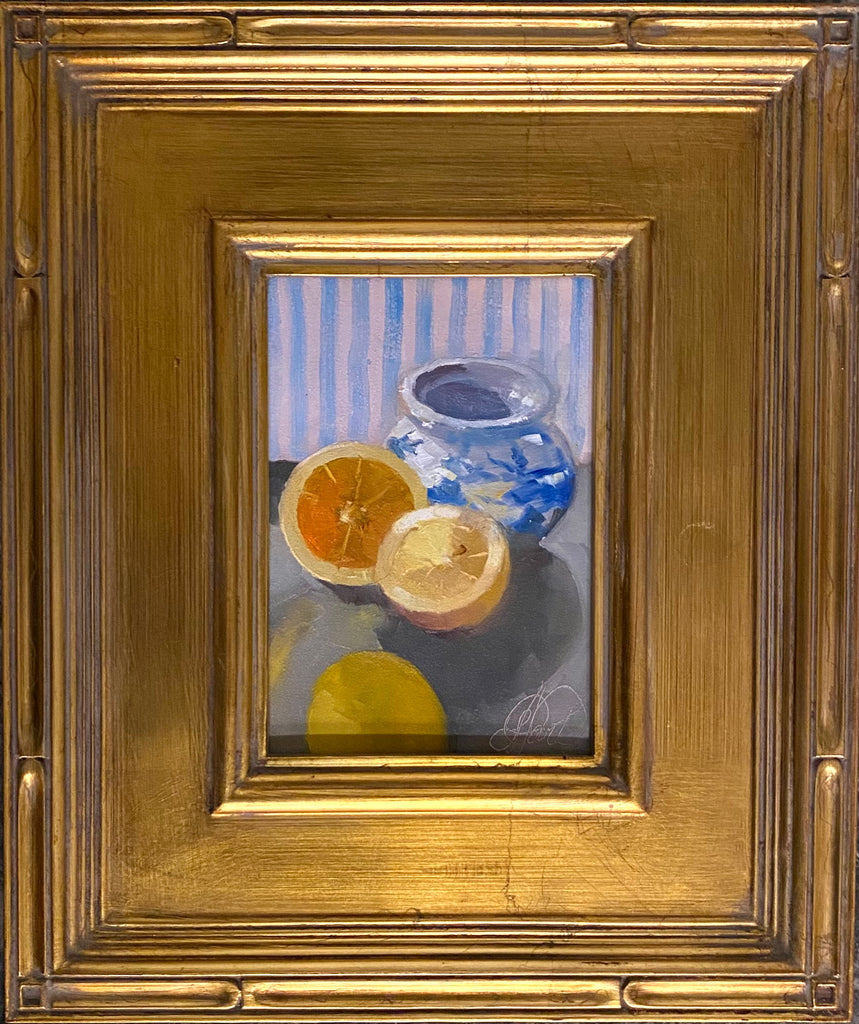 Chinoiserie and Citrus I