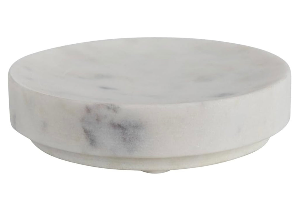 Round Marble Soap Dish