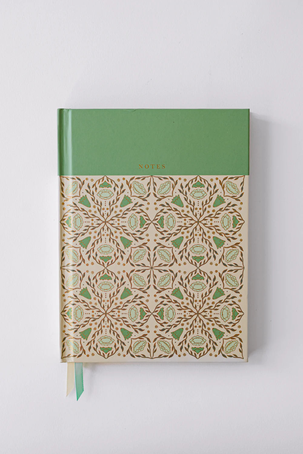 Folk Pattern Hardcover Notebook