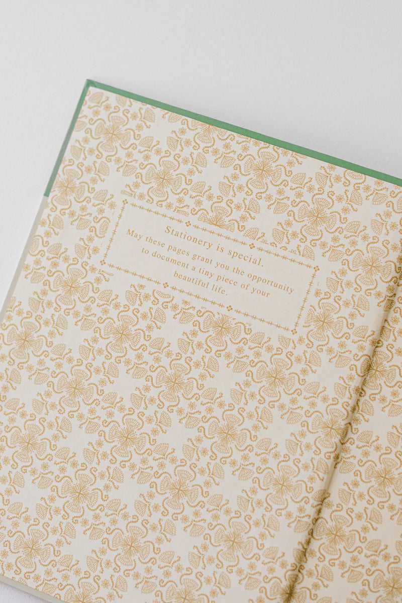 Folk Pattern Hardcover Notebook