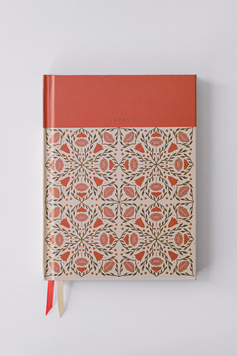 Folk Pattern Hardcover Notebook
